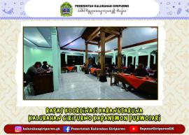 RAPAT KOORDINASI KARANG TARUNA  KALURAHAN GIRIPURWO